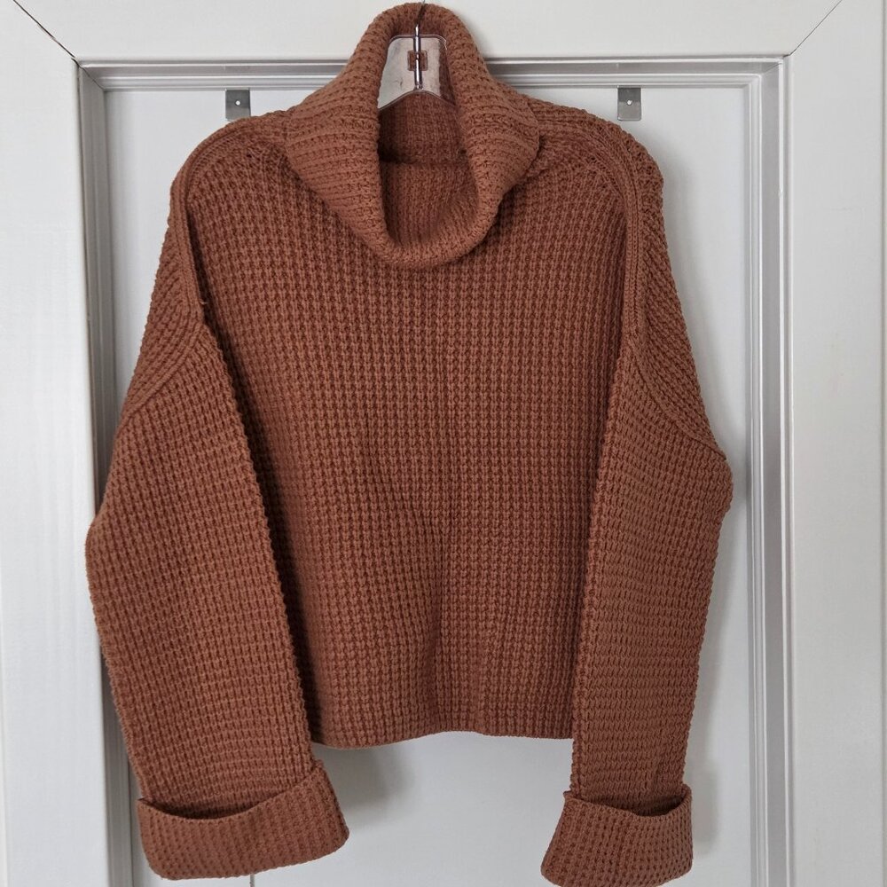 FREE PEOPLE DEEP TURTLENECK SWEATER